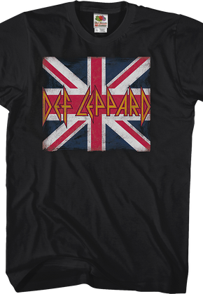 Def Leppard Union Jack Shirt
