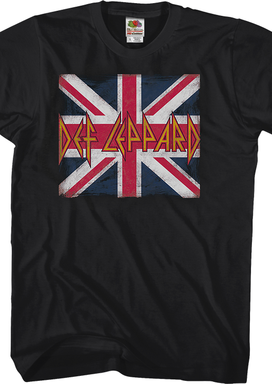 Def Leppard Union Jack Shirt - main product image
