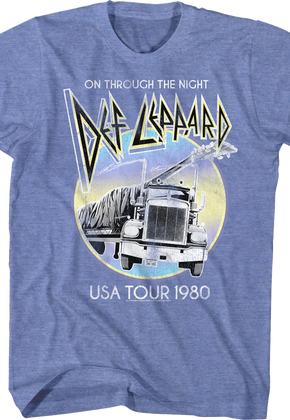 On Through The Night USA Tour Def Leppard T-Shirt