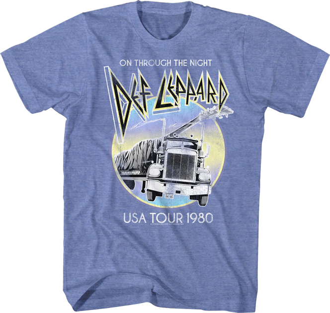On Through The Night USA Tour Def Leppard T-Shirt