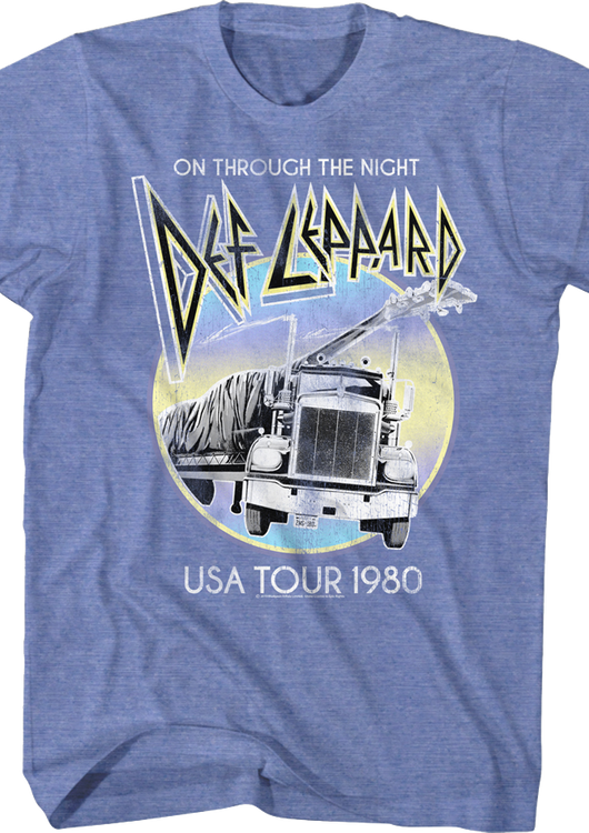 On Through The Night USA Tour Def Leppard T-Shirt - main product image