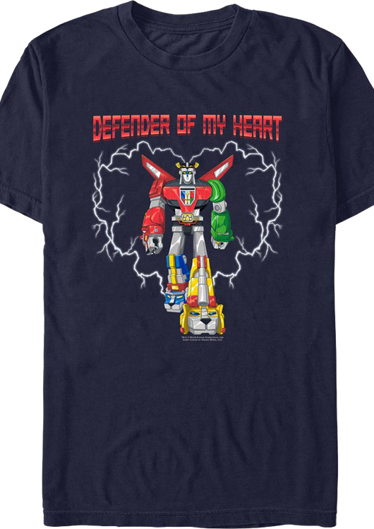 Defender Of My Heart Voltron T-Shirt - main product image