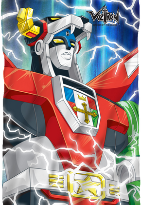 Defender of the Universe Voltron 36 x 58 Fleece Blanket