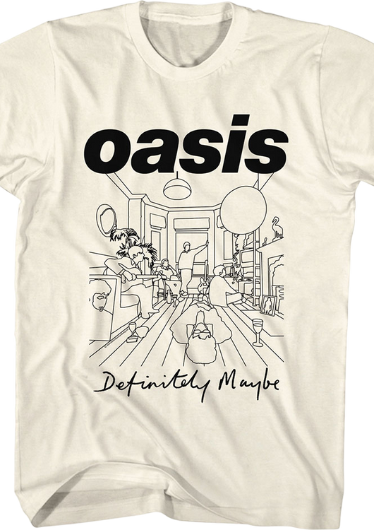 Definitely Maybe Sketch Oasis T-Shirt - main product image