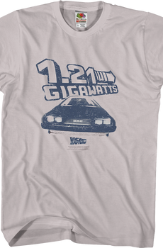 DeLorean 1.21 Gigawatts Back To The Future T-Shirt
