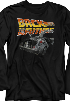 DeLorean Back To The Future Long Sleeve Shirt