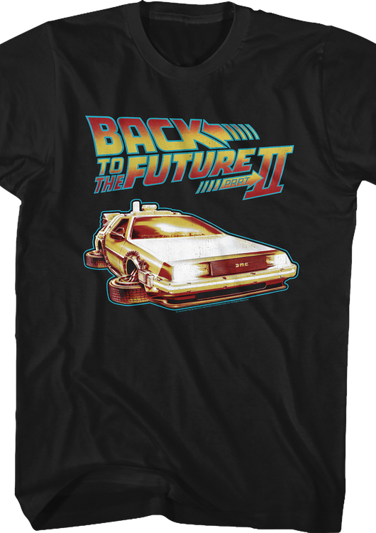 DeLorean Back To The Future Part II T-Shirt - main product image