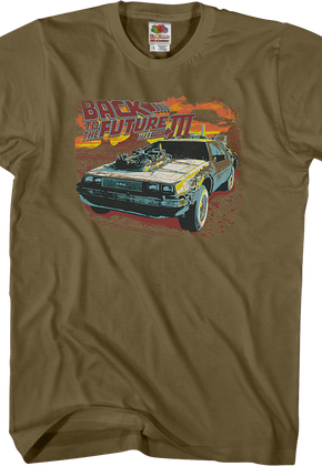 DeLorean Back To The Future Part III T-Shirt