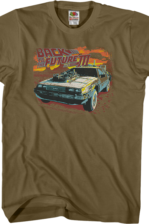 DeLorean Back To The Future Part III T-Shirtmain product image