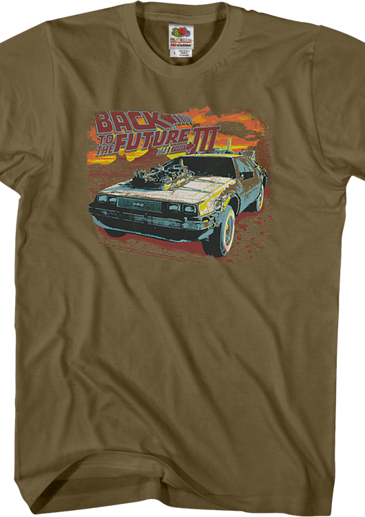 DeLorean Back To The Future Part III T-Shirt - main product image