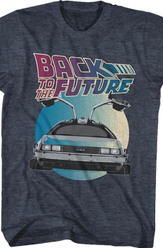 DeLorean Circle Back To The Future T-Shirt
