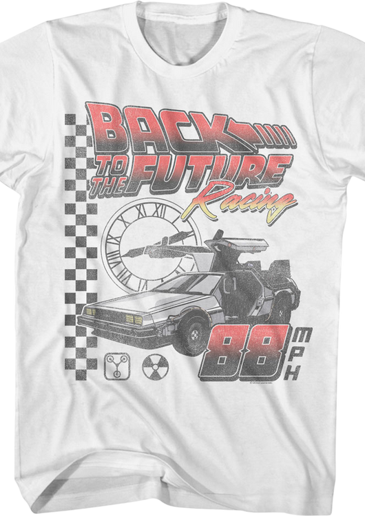 DeLorean Racing Back To The Future T-Shirt - main product image