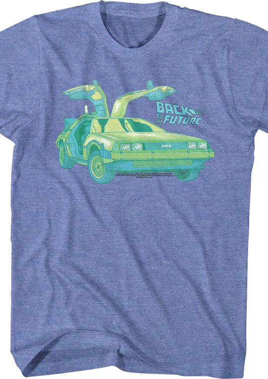 DeLorean Doors Opened Back To The Future T-Shirt - main product image