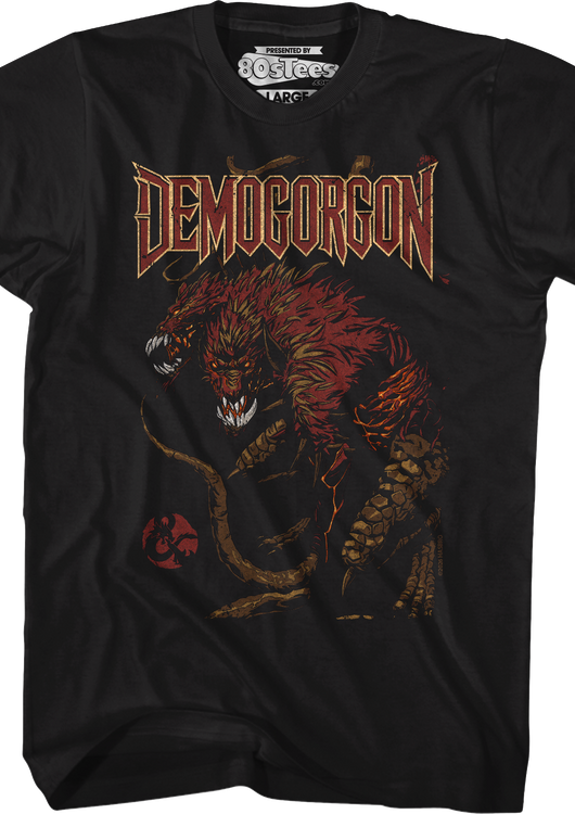 Demogorgon Rocks Dungeons & Dragons T-Shirt - main product image