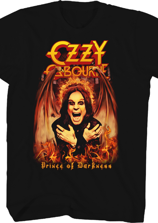 Demon Wings Prince of Darkness Ozzy Osbourne T-Shirt - main product image