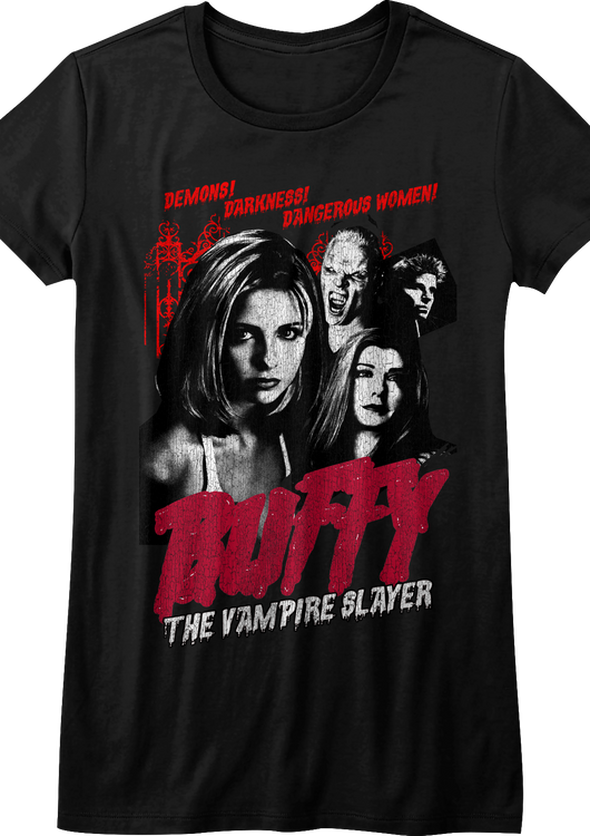 Womens Demons Buffy The Vampire Slayer T-Shirt - main product image