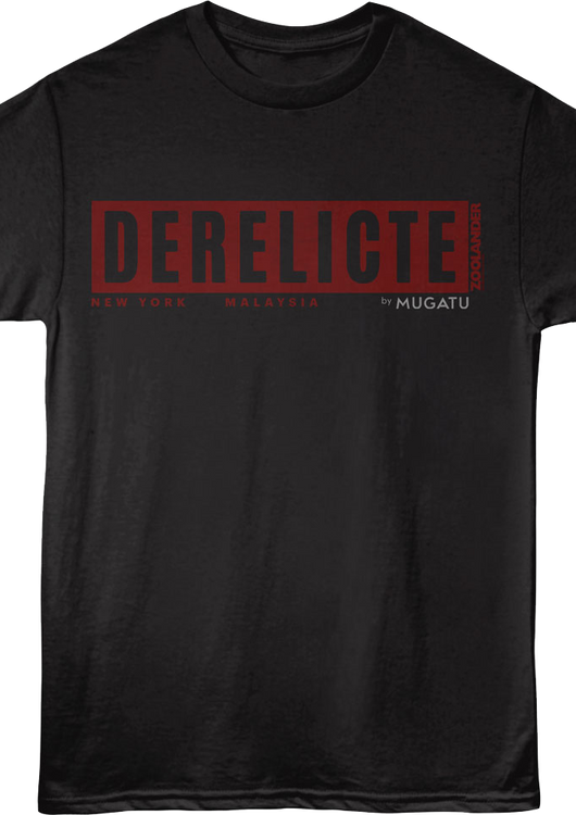 Derelicte by Mugatu Zoolander T-Shirt - main product image