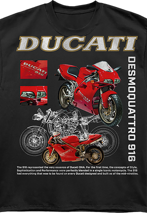 Desmoquattro 916 Ducati Oversized T-Shirt