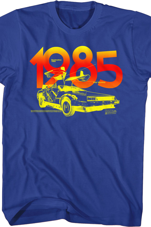 Destination 1985 Back To The Future T-Shirtmain product image