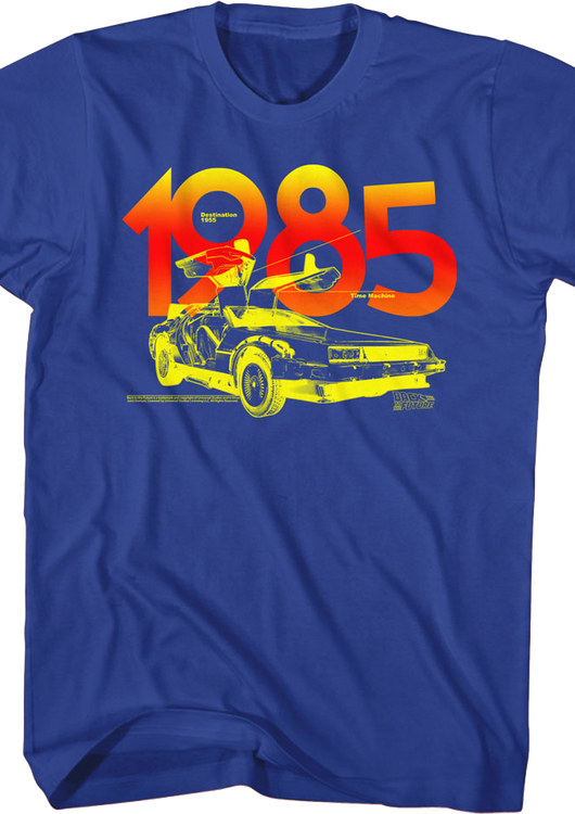 Destination 1985 Back To The Future T-Shirt - main product image