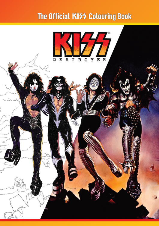 Destroyer Kiss Coloring Book - main product image
