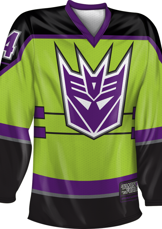 Devastator Decepticons Transformers Hockey Jersey - main product image