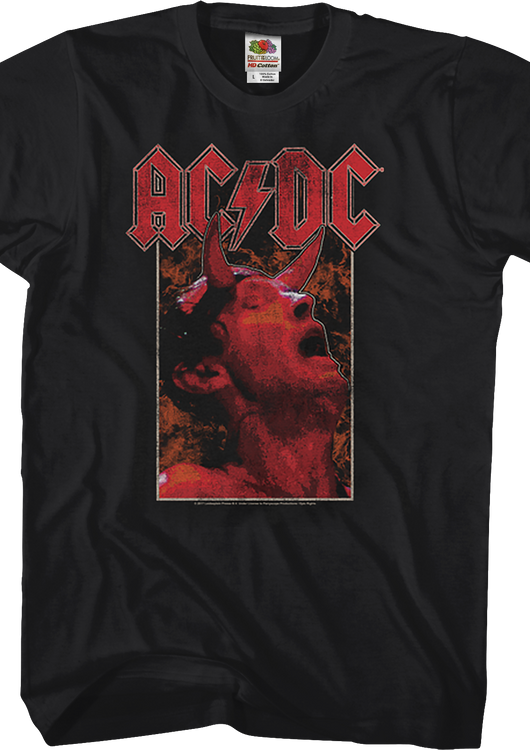 Devil Horns ACDC T-Shirt - main product image