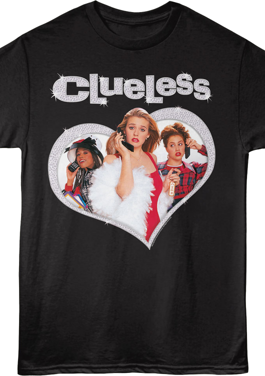 Diamond Heart Clueless T-Shirt - main product image