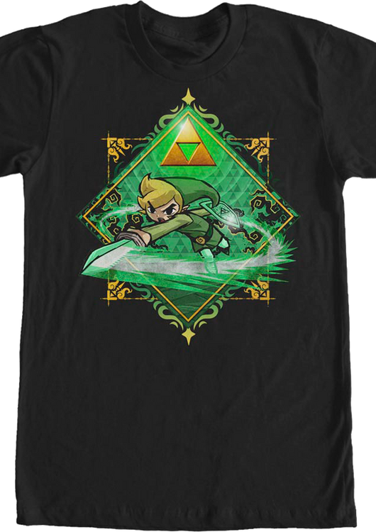 Diamond Master Sword Legend of Zelda Nintendo T-Shirt - main product image