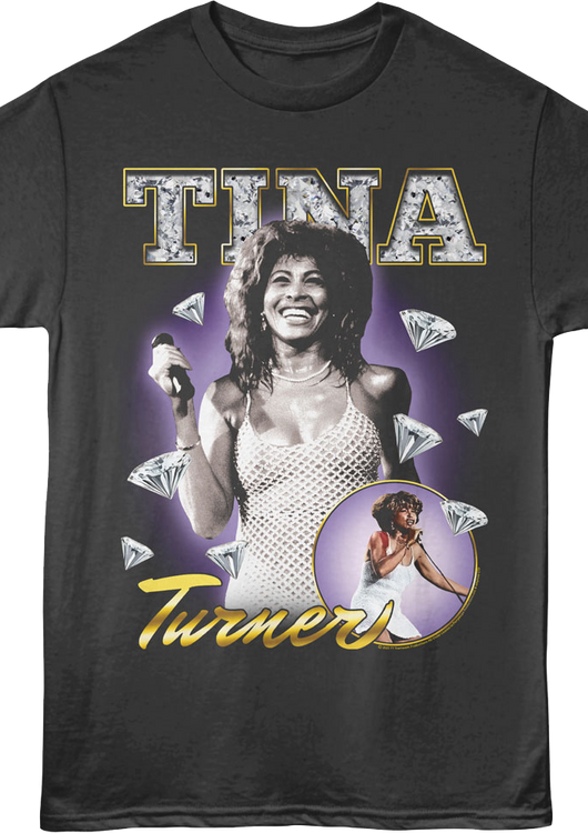 Diamonds Collage Tina Turner T-Shirt - main product image