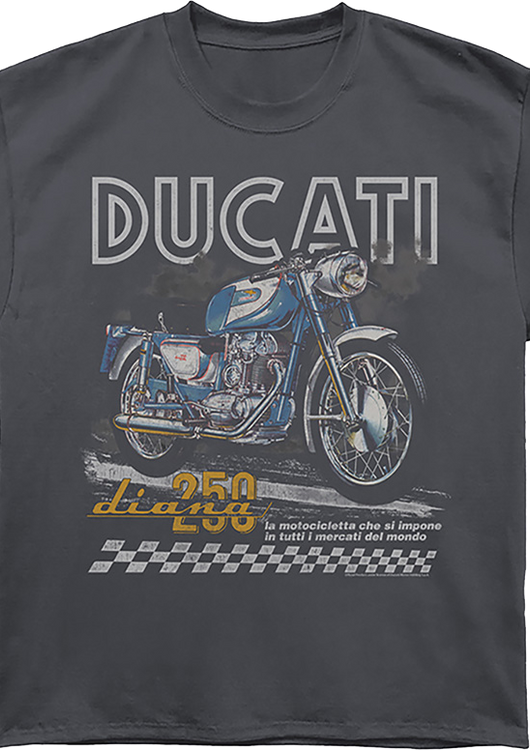 Diana 250 Ducati Oversized T-Shirt - main product image