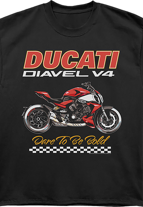 Diavel V4 Dare To Be Bold Ducati Oversized T-Shirt