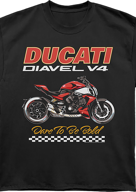 Diavel V4 Dare To Be Bold Ducati Oversized T-Shirt - main product image
