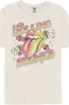 Dice And Stars Rolling Stones Comfort Colors Brand T-Shirt