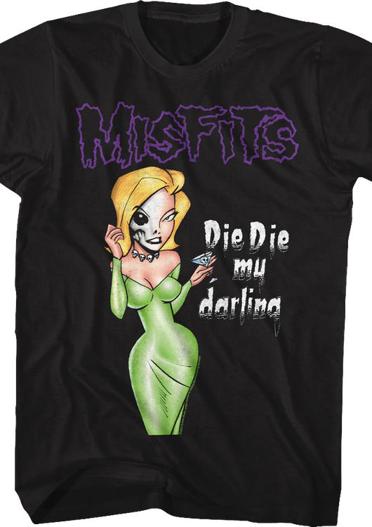 Die Die My Darling Illustration Misfits T-Shirt - main product image