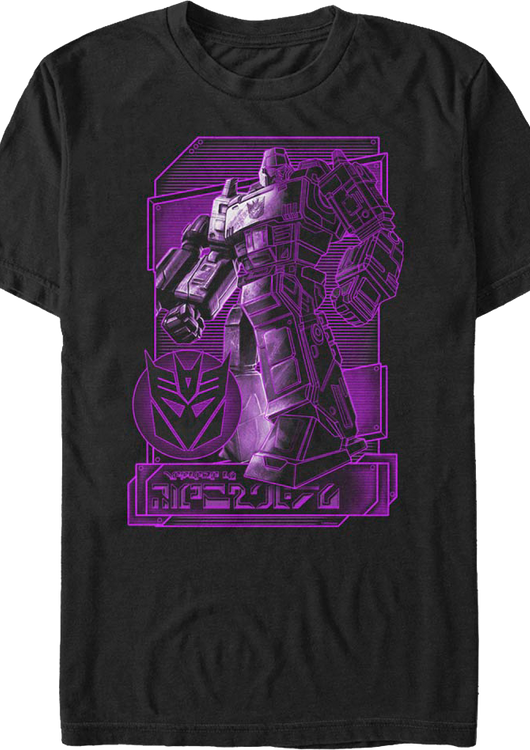 Digital Megatron Transformers T-Shirt - main product image