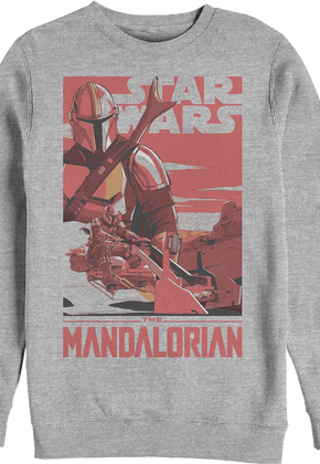 Din Djarin Poster The Mandalorian Star Wars Sweatshirt