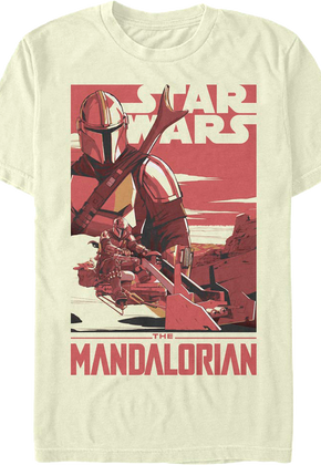 Din Djarin Poster The Mandalorian Star Wars T-Shirt
