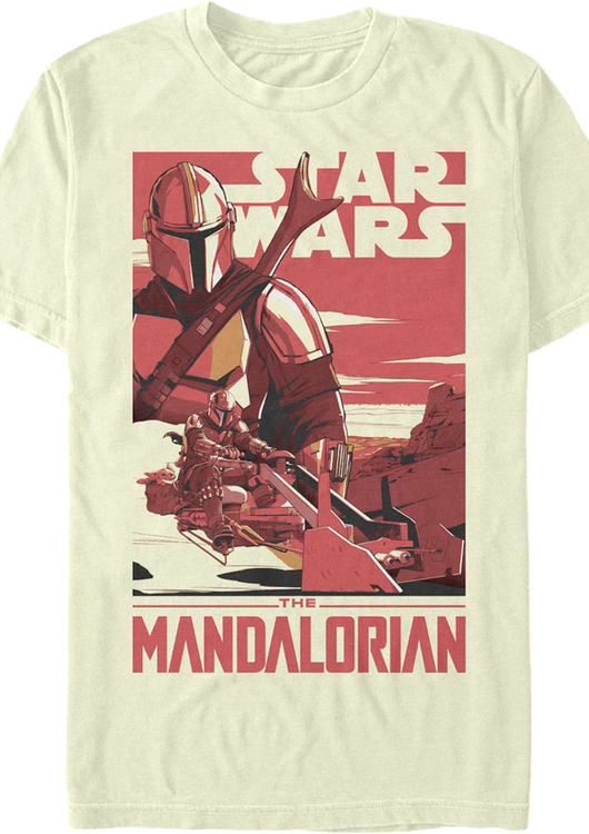 Din Djarin Poster The Mandalorian Star Wars T-Shirt - main product image
