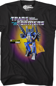 Dirge Box Art Transformers T-Shirt