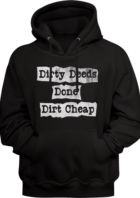 Dirty Deeds Done Dirt Cheap ACDC Hoodie - main product image