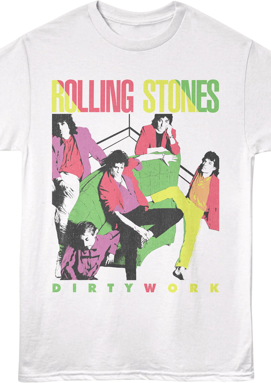 Dirty Work Rolling Stones T-Shirt - main product image