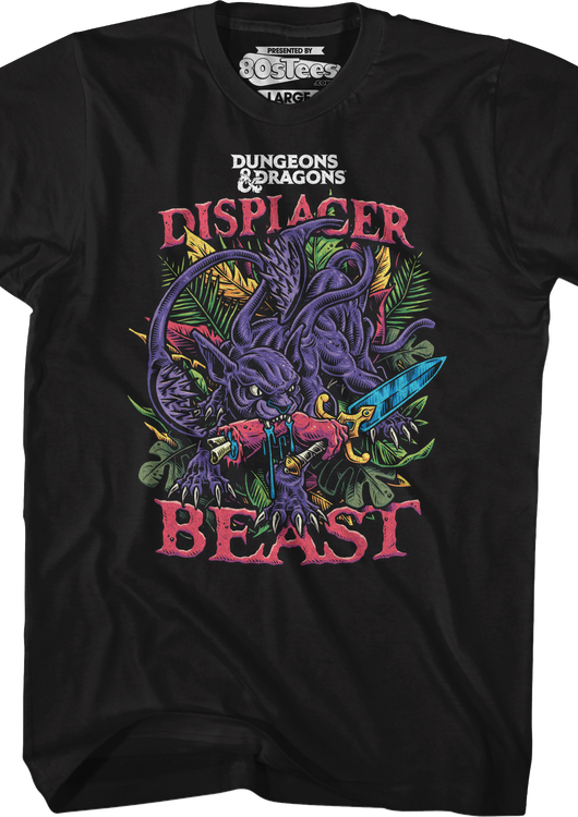 Displacer Beast Dungeons & Dragons T-Shirt - main product image