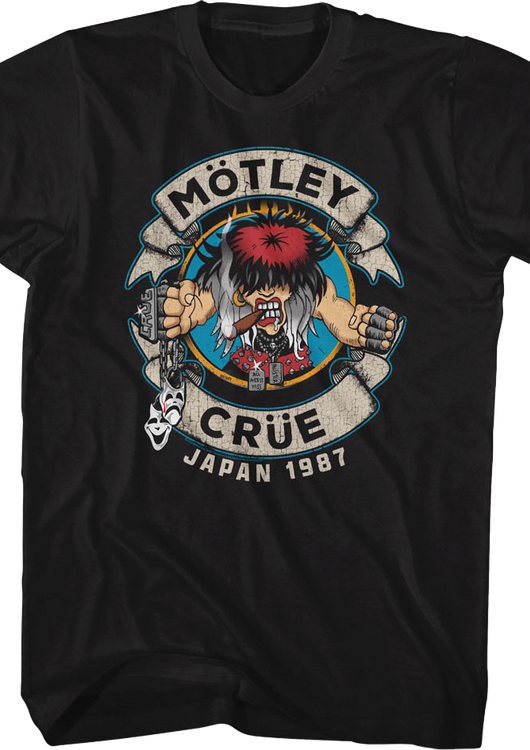 Distressed Allister Fiend Japan 1987 Motley Crue T-Shirt - main product image
