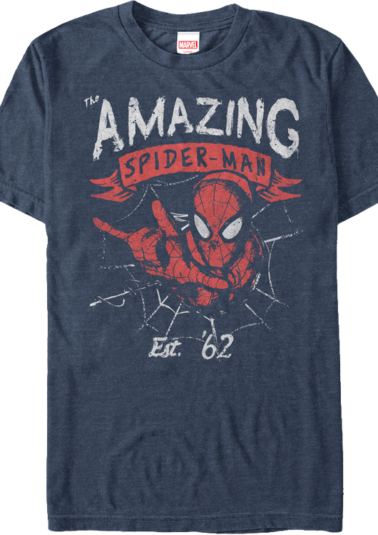 Distressed Amazing Spider-Man T-Shirt - main product image