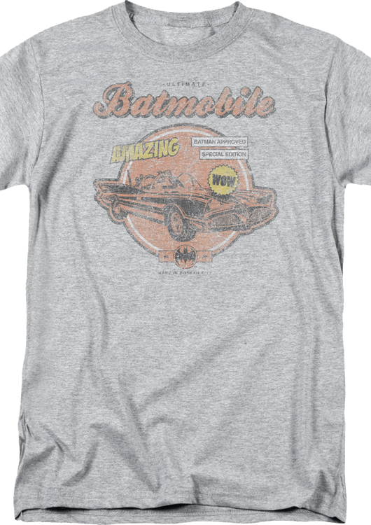 Distressed Batmobile DC Comics T-Shirt - main product image