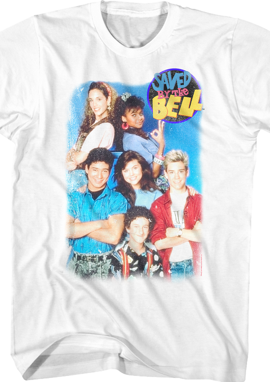Distressed Bayside Students Saved By The Bell T-Shirt - main product image