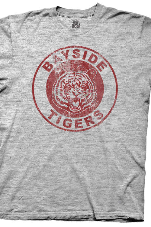 Bayside Tiger Vintage Distressed Hoodie – Unisex Pullover Sweatshirt (Saved By The Bell Style)