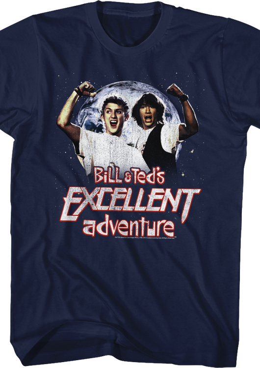 Distressed Bill and Ted's Excellent Adventure T-Shirt - main product image