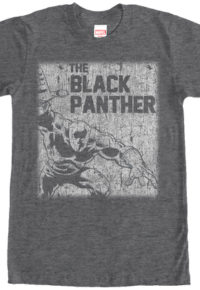 Distressed Black Panther T-Shirt